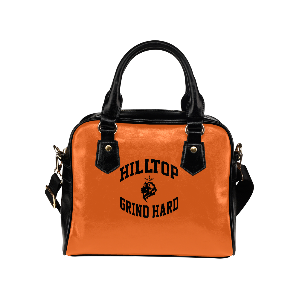 HillTop Grind Hard orange Purse Shoulder Handbag (Model 1634)