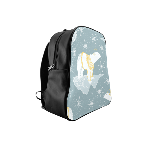 winter bear School Backpack (Model 1601)(Medium)