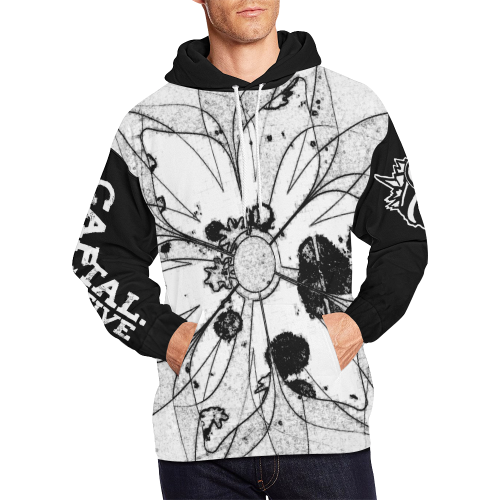 flower hoodie Jack All Over Print Hoodie for Men (USA Size) (Model H13)