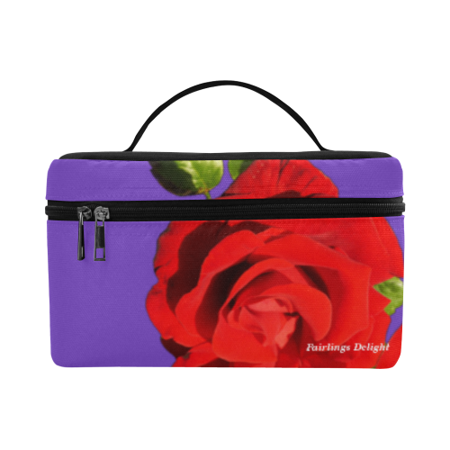 Fairlings Delight's Floral Luxury Collection- Red Rose Lunch Bag/Large 53086a8 Lunch Bag/Large (Model 1658)