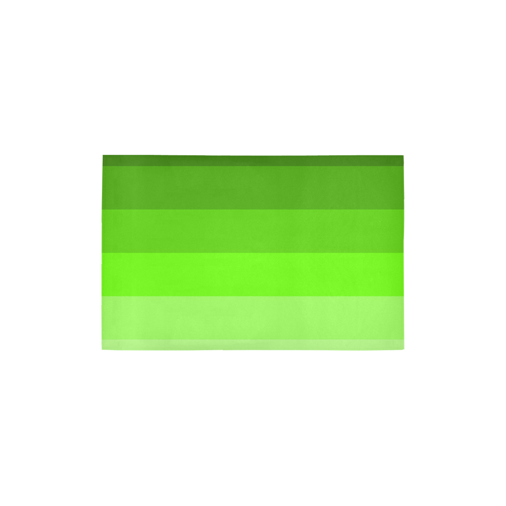 Green stripes Area Rug 2'7"x 1'8‘’