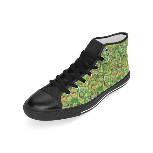 Teenage Mutant Ninja Turtles (TMNT) Men’s Classic High Top Canvas Shoes (Model 017)
