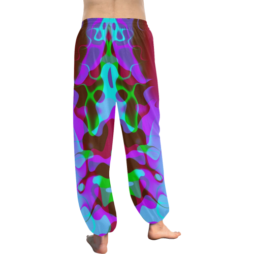Retro Colorsplash Harem Pants Women's All Over Print Harem Pants (Model L18)