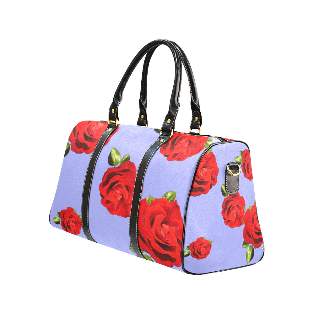 Fairlings Delight's Floral Luxury Collection- Red Rose Waterproof Travel Bag/Large 53086d12 New Waterproof Travel Bag/Large (Model 1639)