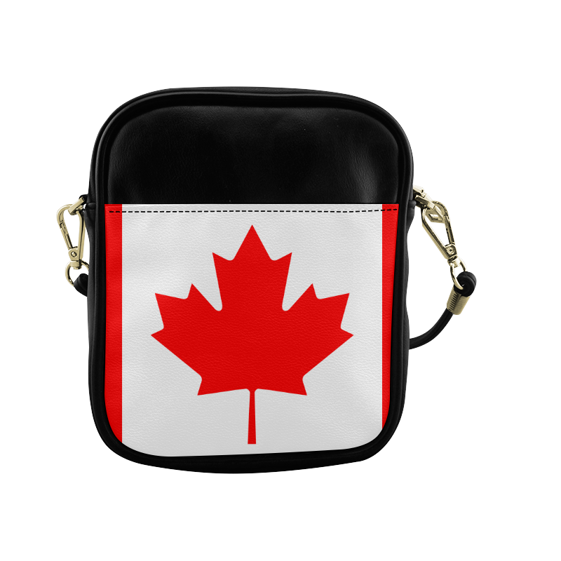 Canada Flag Sling Bag (Model 1627)