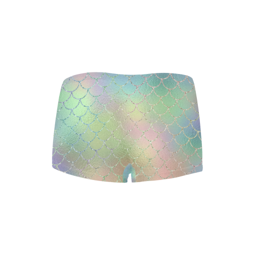 Pastel Mermaid Sparkles Women's All Over Print Boyshort Panties (Model L31)
