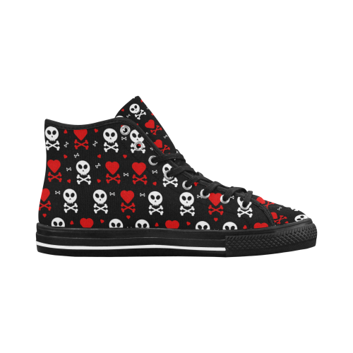 Skull Hearts Vancouver H Women's Canvas Shoes (1013-1)