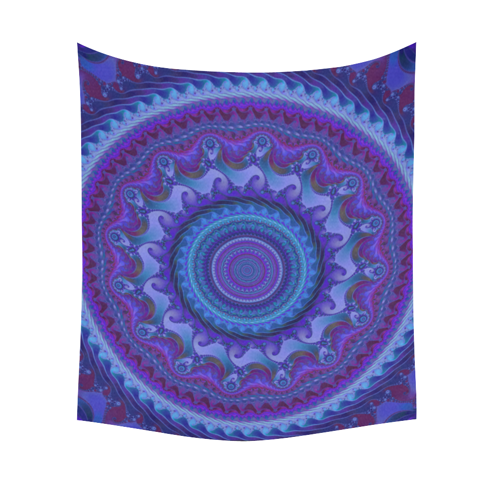MANDALA PASSION OF LOVE Cotton Linen Wall Tapestry 51"x 60"