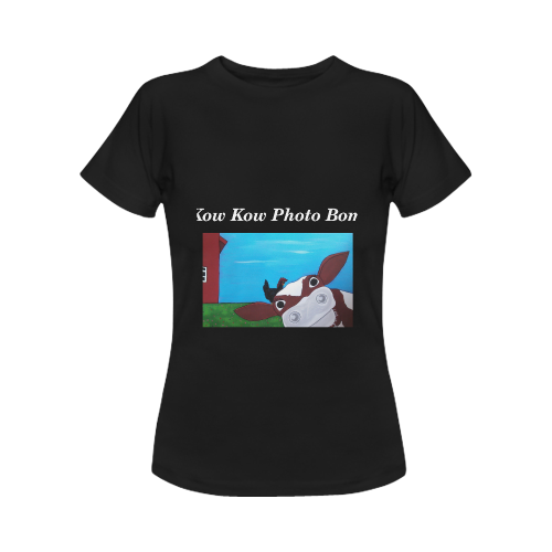 Kow Kow Photo Bomb Women's T-Shirt in USA Size (Front Printing Only)