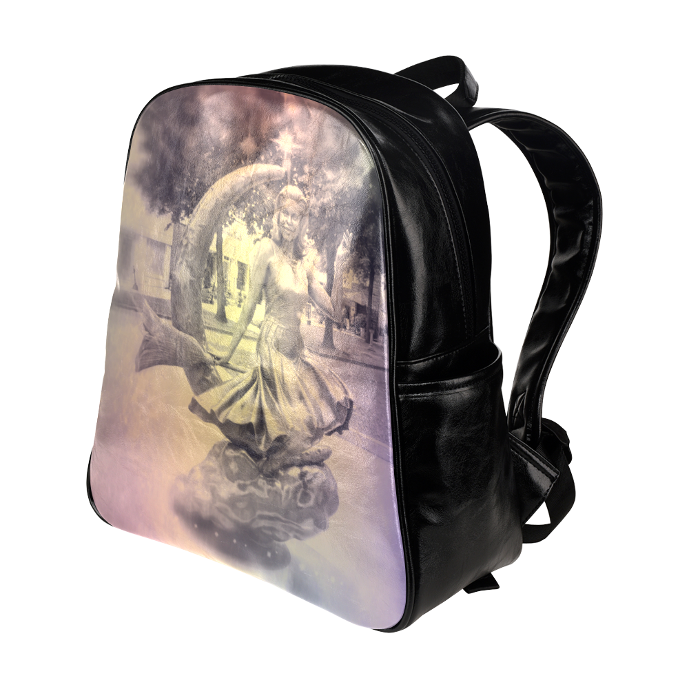 Samantha Backpack Multi-Pockets Backpack (Model 1636)