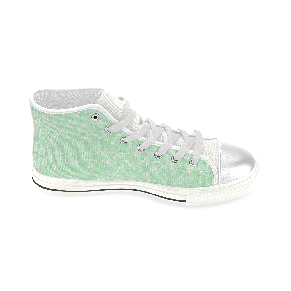 Leafs - G Women's Classic High Top Canvas Shoes (Model 017)
