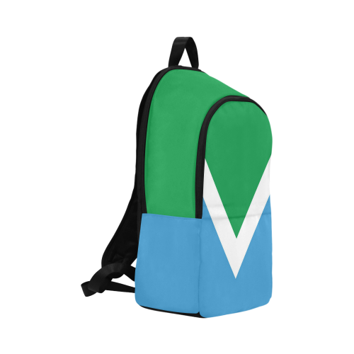 Vegan Flag Fabric Backpack for Adult (Model 1659)