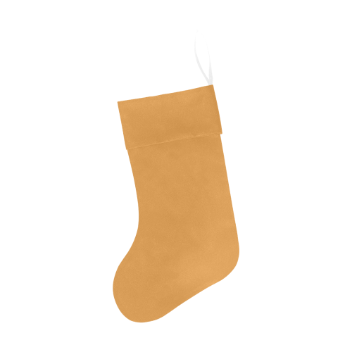 color butterscotch Christmas Stocking