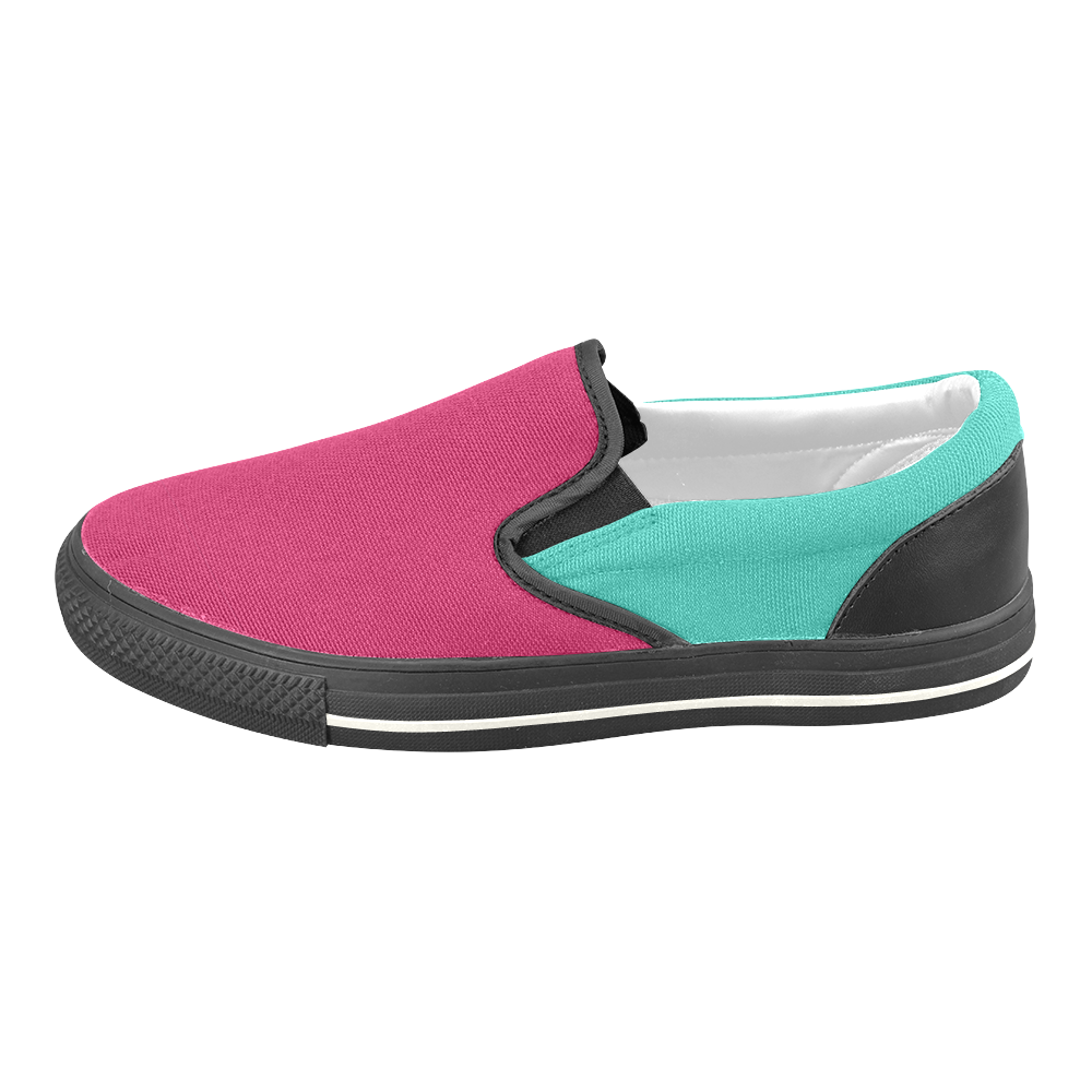 61a Women's Slip-on Canvas Shoes/Large Size (Model 019)
