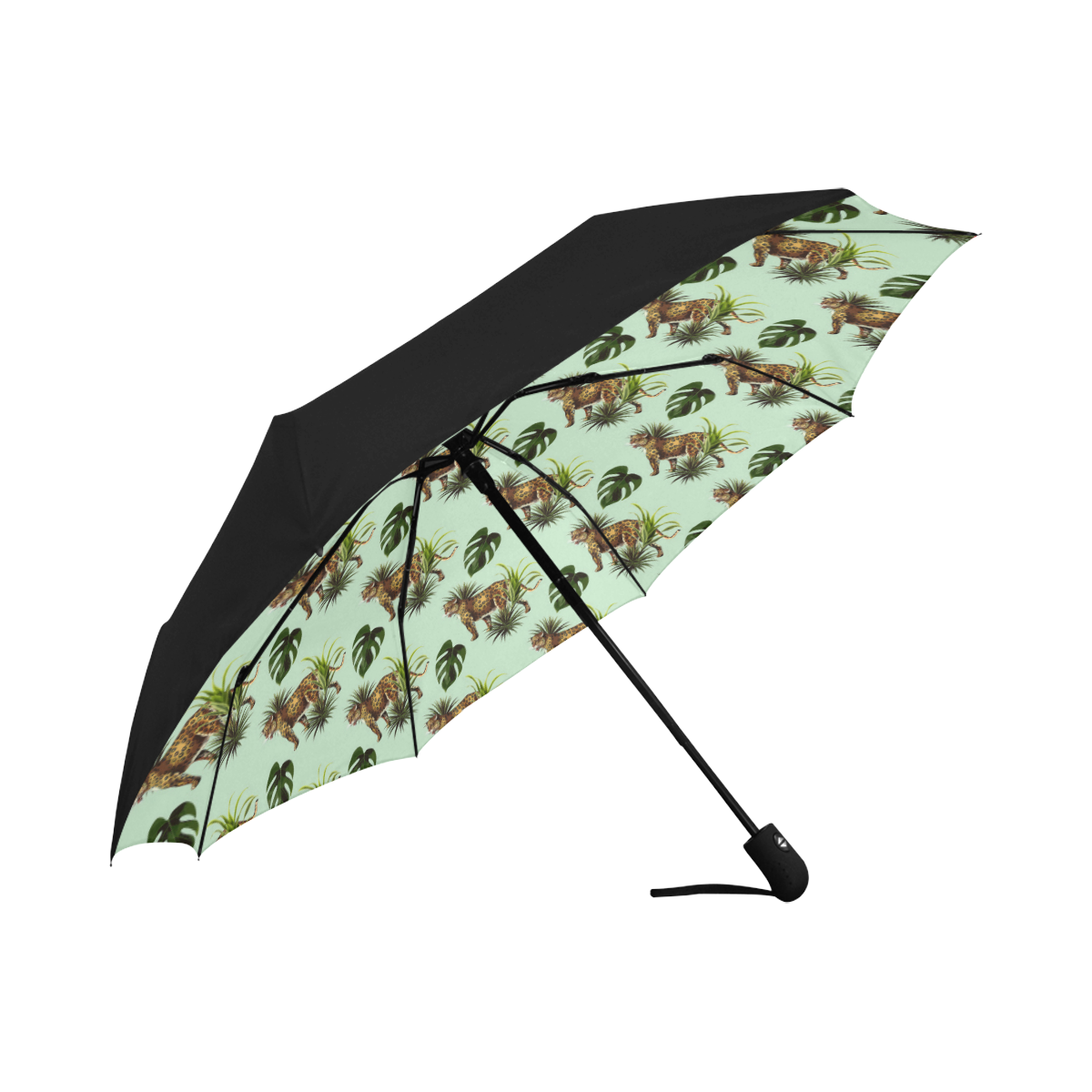 African leopard Anti-UV Auto-Foldable Umbrella (Underside Printing) (U06)