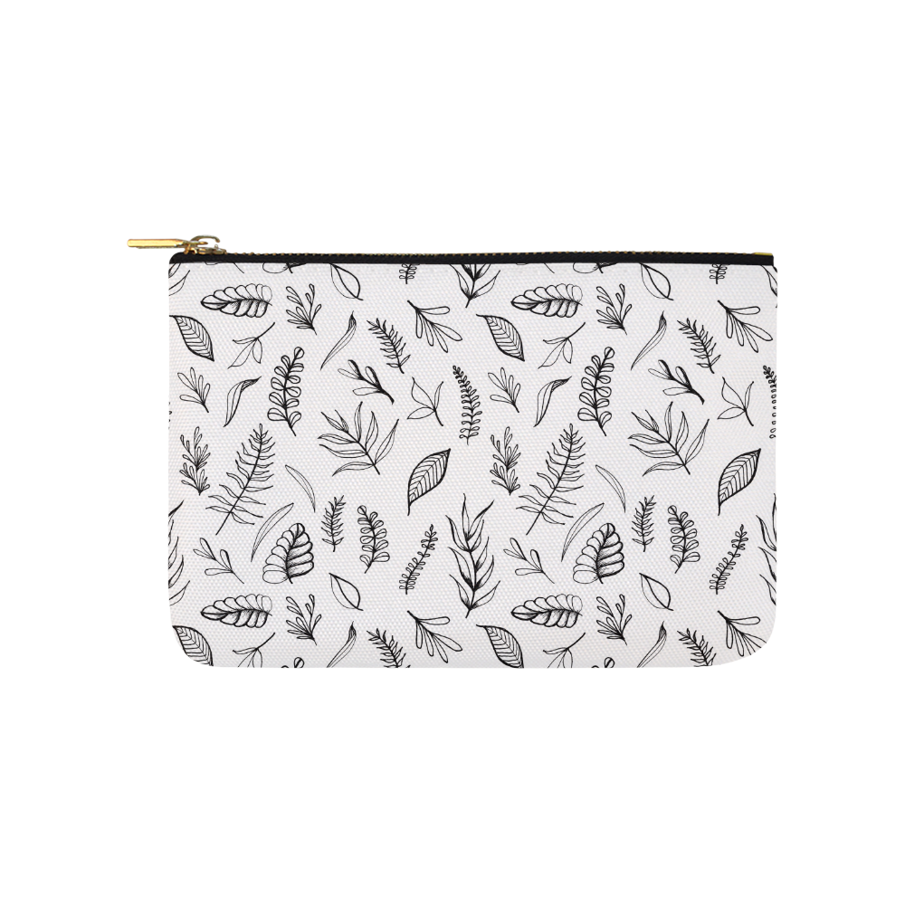 DANCING LEAVES Carry-All Pouch 9.5''x6''