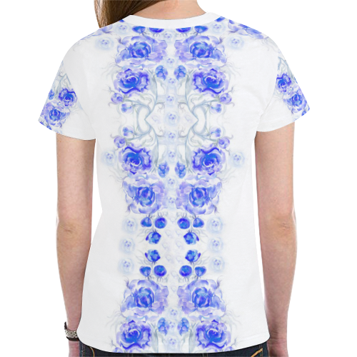 flower harmony 6 New All Over Print T-shirt for Women (Model T45)