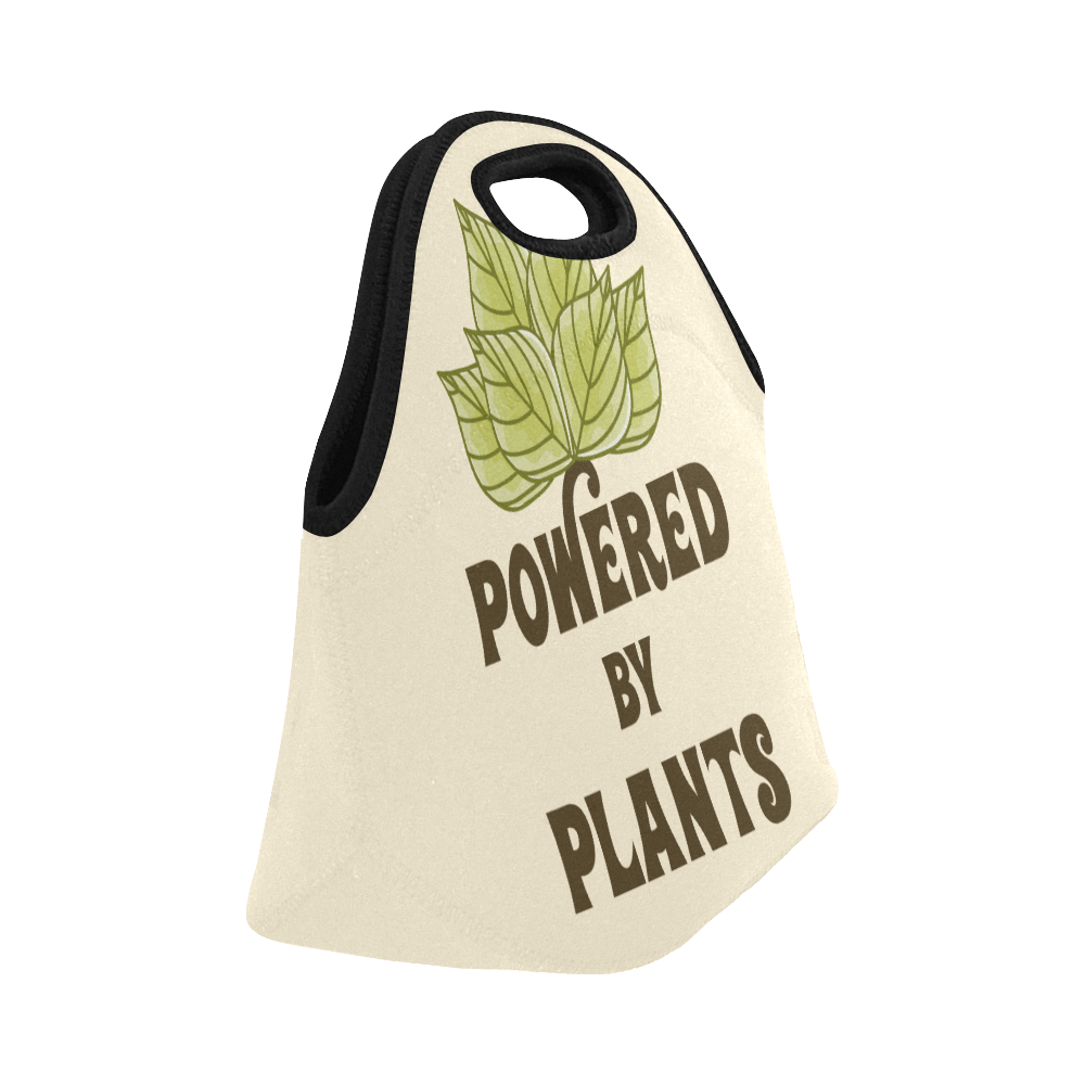 Powered by Plants (vegan) Neoprene Lunch Bag/Small (Model 1669)