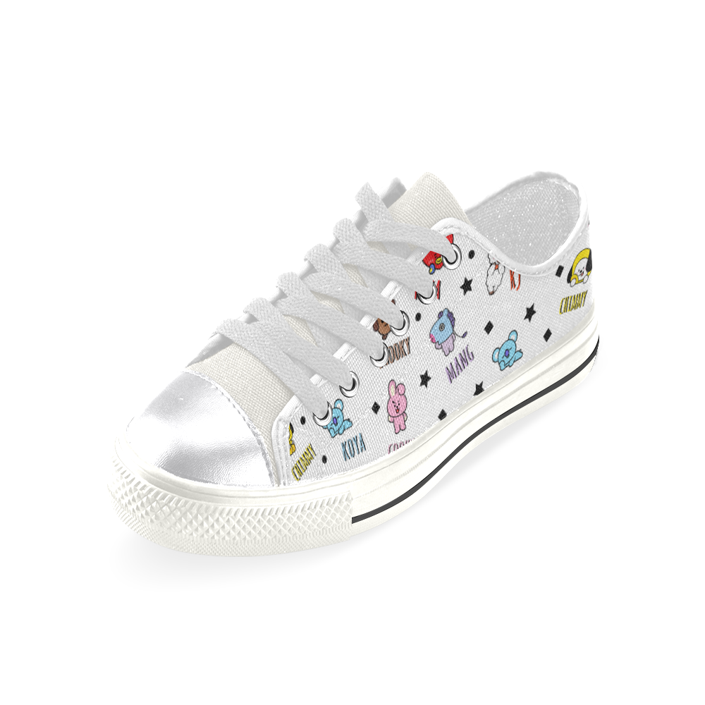 BT21 Women's Classic Canvas Shoes (Model 018)