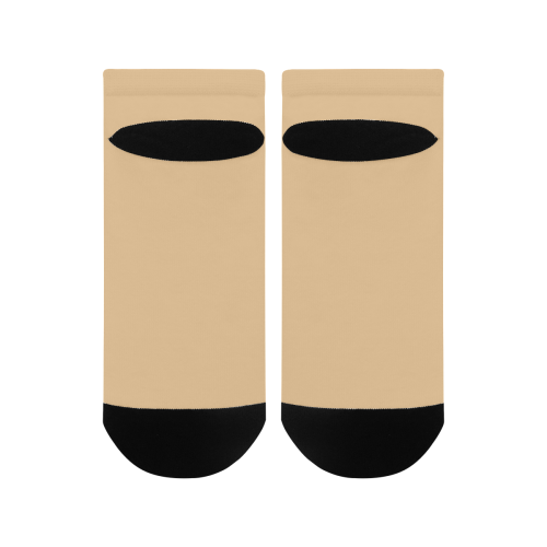 color burlywood Men's Ankle Socks