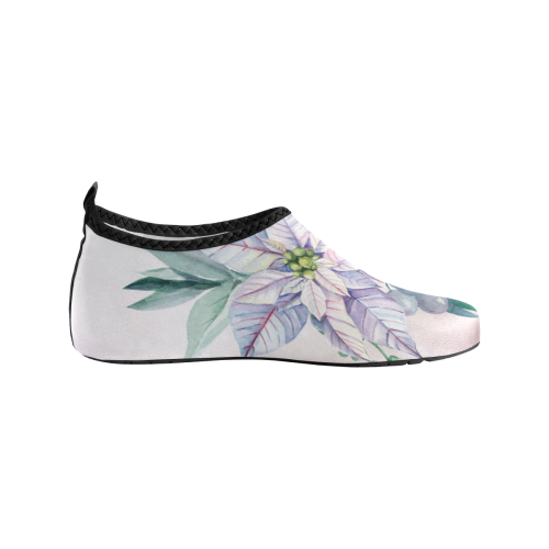 Wonderful flowers, watercolor Men's Slip-On Water Shoes (Model 056)
