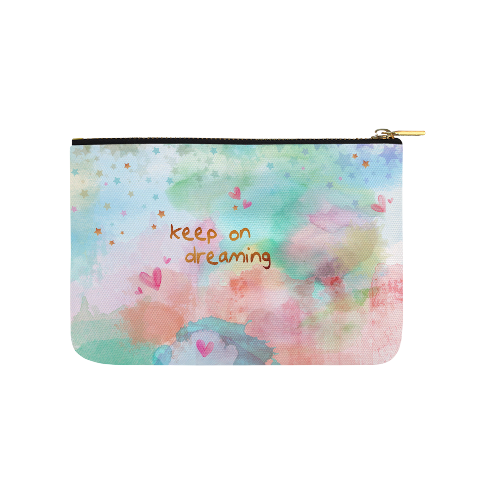 KEEP ON DREAMING Carry-All Pouch 9.5''x6''