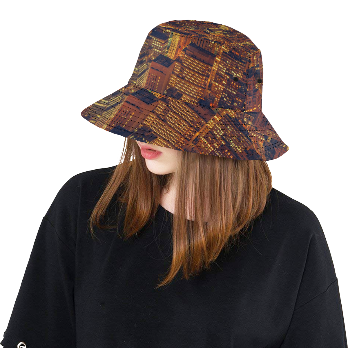 NYC LARGE All Over Print Bucket Hat