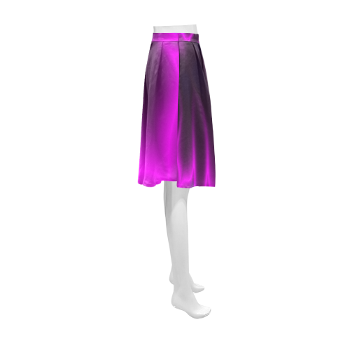 Purple Blossom Athena Women's Short Skirt (Model D15)