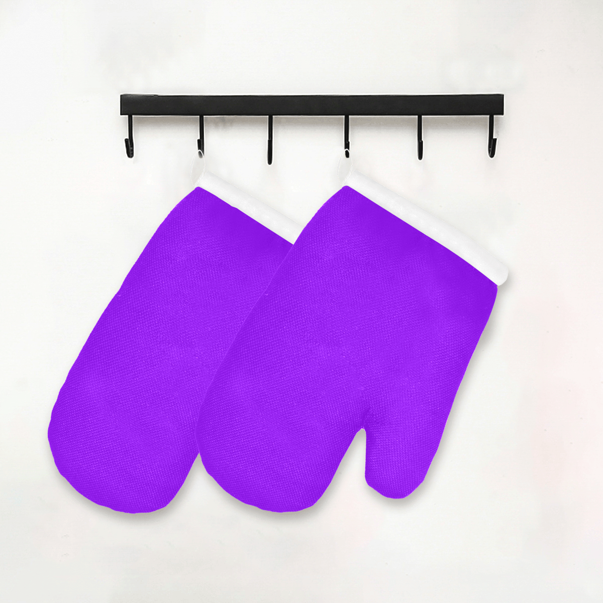 color electric violet Oven Mitt (Two Pieces)