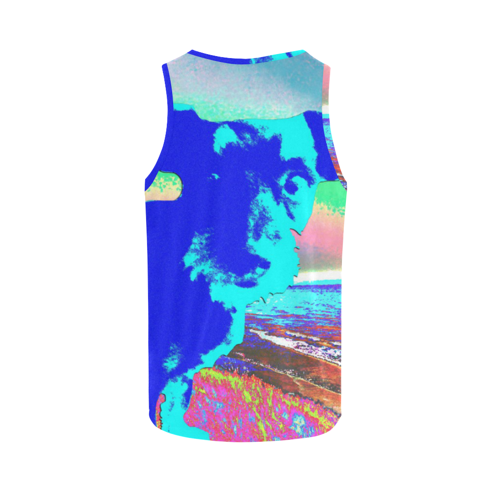 Puppy Pop All Over Print Tank Top for Women (Model T43)