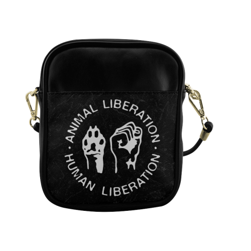 Animal Liberation, Human Liberation Sling Bag (Model 1627)