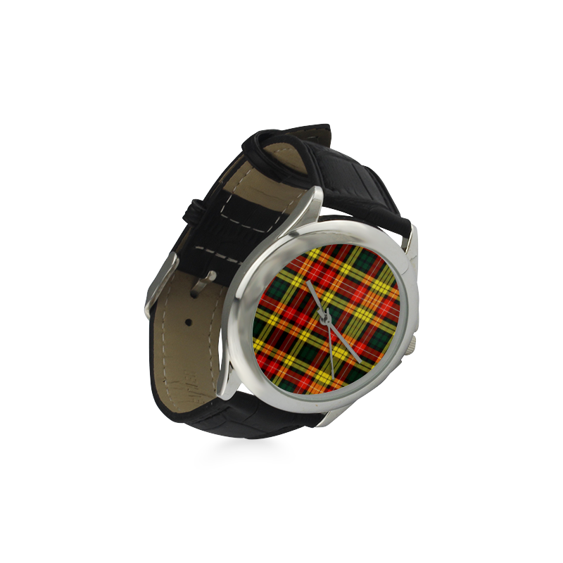 Buchanan Tartan Women's Classic Leather Strap Watch(Model 203)