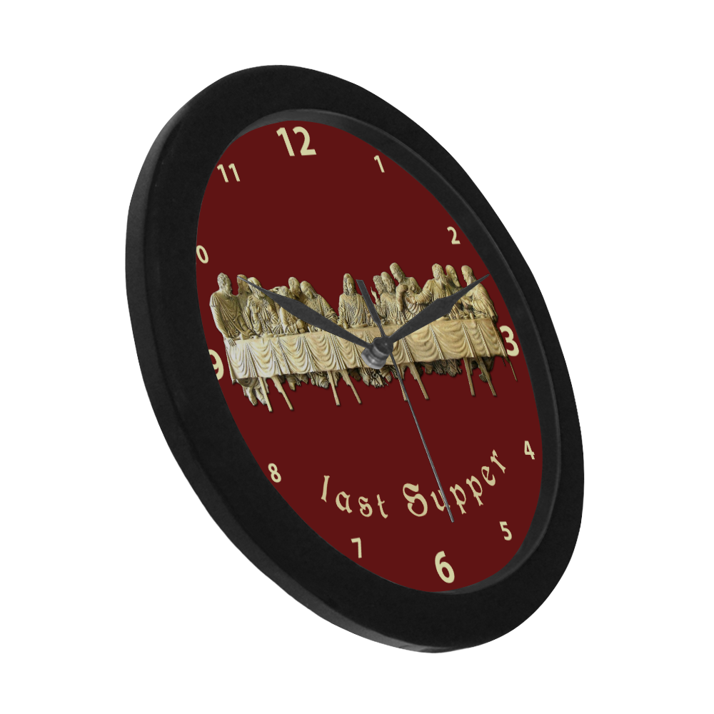 Last Supper Circular Plastic Wall clock