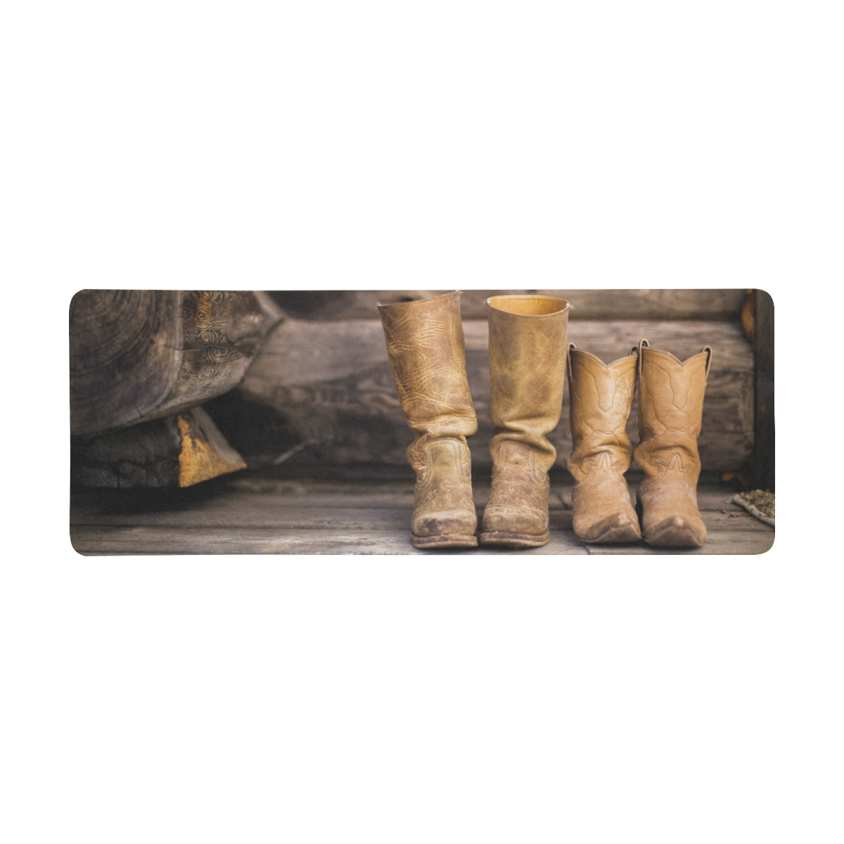 Cowboy Boots Gaming Mousepad (31"x12")