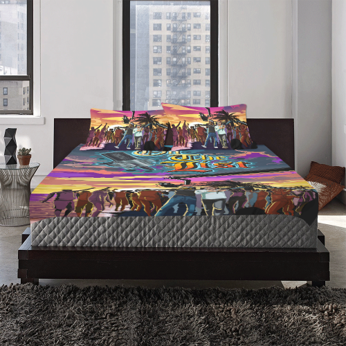 On The List Book Cover Blanket - The Eddie Warner Story 3-Piece Bedding Set