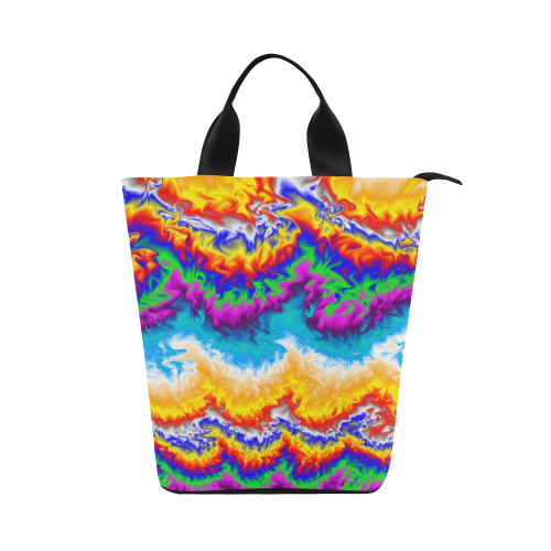 On Fire Nylon Lunch Tote Bag (Model 1670)