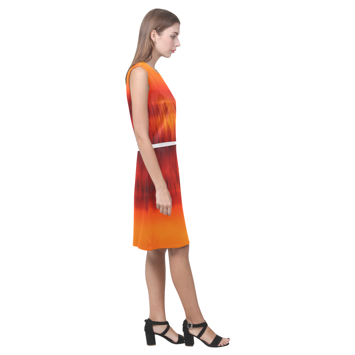 DSC_6555a Eos Women's Sleeveless Dress (Model D01)