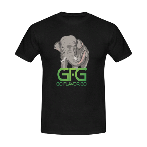 Elephant T Shirt Wildlife Syndication W.S. Men's T-Shirt in USA Size (Front Printing Only)