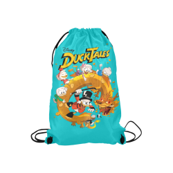 DuckTales Small Drawstring Bag Model 1604 (Twin Sides) 11"(W) * 17.7"(H)
