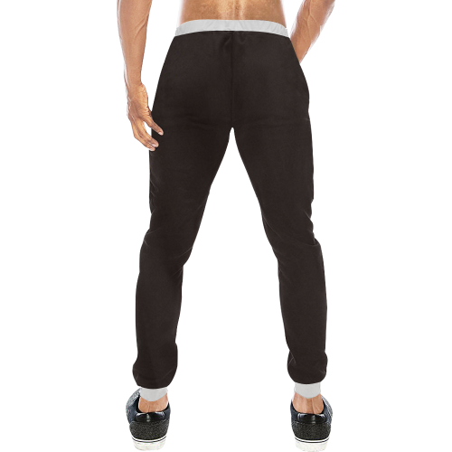 color licorice Men's All Over Print Sweatpants (Model L11)