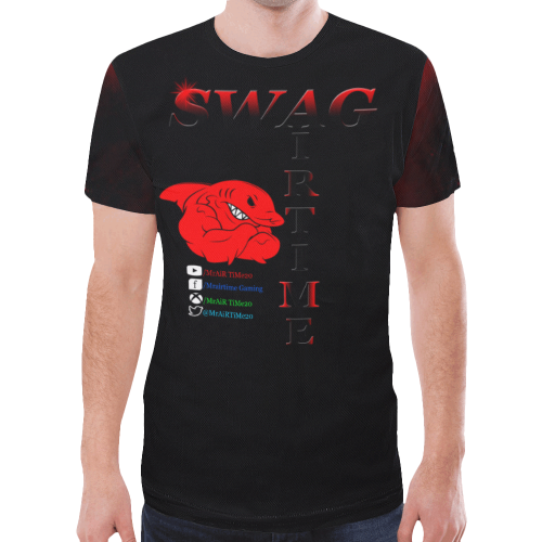 swag airtime New All Over Print T-shirt for Men (Model T45)