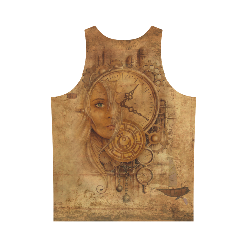A Time Travel Of STEAMPUNK 1 All Over Print Tank Top for Men (Model T43)