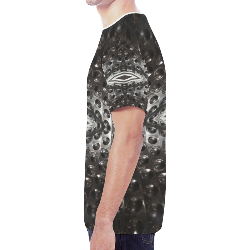 in the machine New All Over Print T-shirt for Men (Model T45)