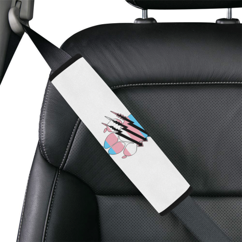 Trans Pride Car Seat Belt Cover 7''x12.6''