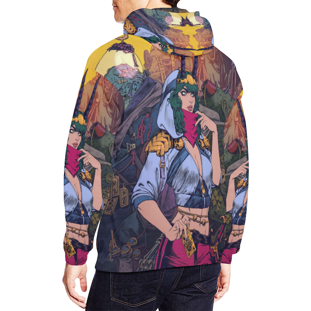 TWW - Invitation  by Ibrahem Swaid All Over Print Hoodie for Men/Large Size (USA Size) (Model H13)