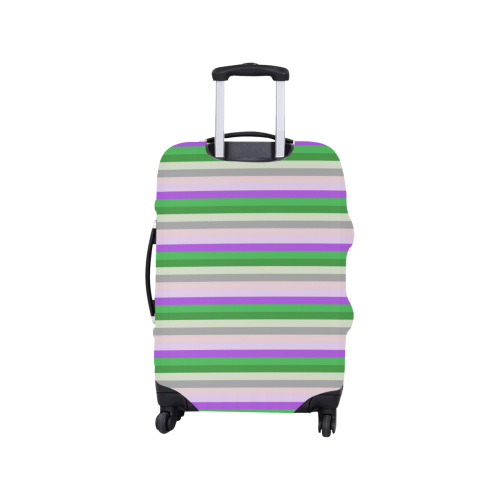 Fun Stripes 2 Luggage Cover/Small 18"-21"