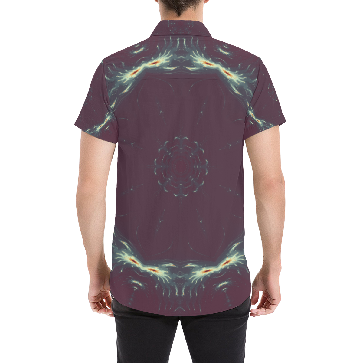 Mandala Sparks Men's All Over Print Short Sleeve Shirt (Model T53)