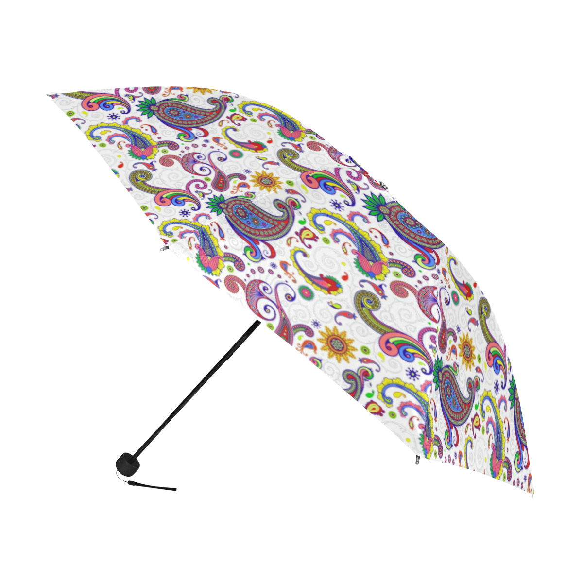 Bright paisley Anti-UV Foldable Umbrella (U08)