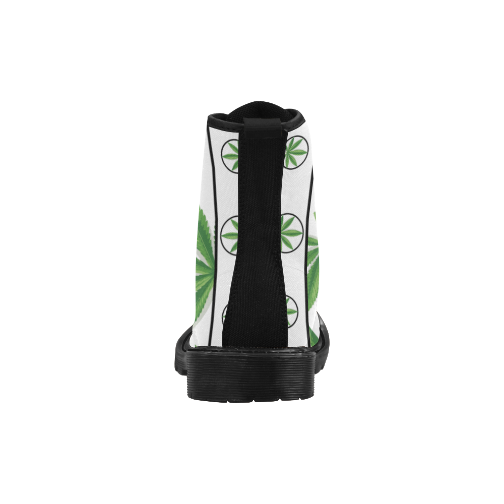 Cannabis Martin Boots for Women (Black) (Model 1203H)