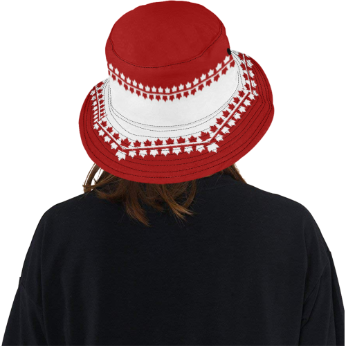 Canada Bucket Hats Classic All Over Print Bucket Hat
